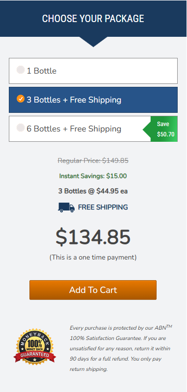 Buy Advanced Prostate Formula 3 Bottles